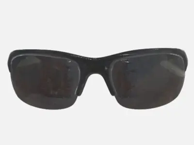 Black Sport Glasses 3D model