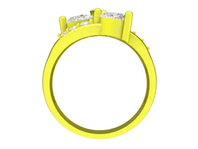 A5441 Fancy Diamond Fashion Women Ring 3D print model