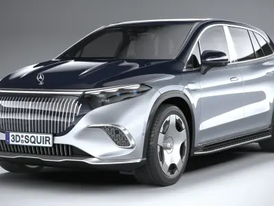 Mercedes-Benz EQS SUV Maybach 2024 3D model