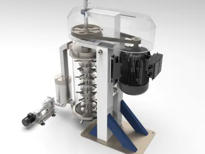 Chocolate Ball Mill High Speed Machine 3D print model