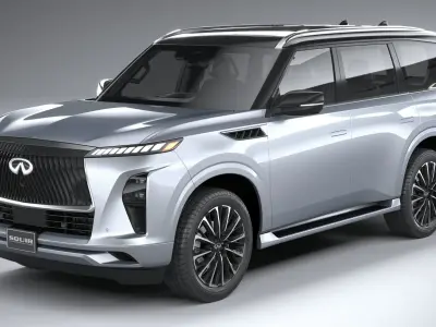 Infiniti QX80 2025 3D model