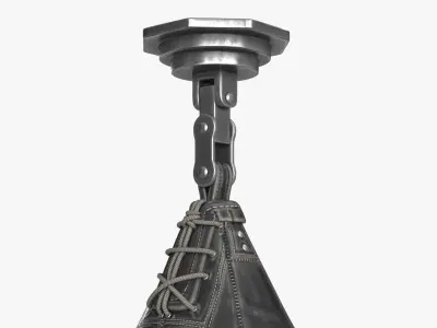 Boxing Punching Speed Bag v1 Low-poly 3D model