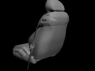 Car Seat Audi TT RS 3D model