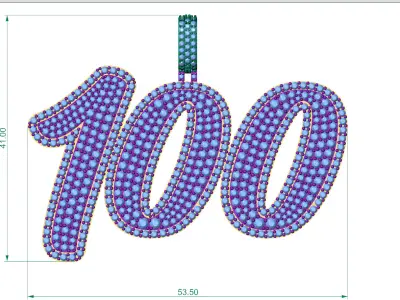 Solitaire Diamond Pendant - Diamond Pendat 3D print model