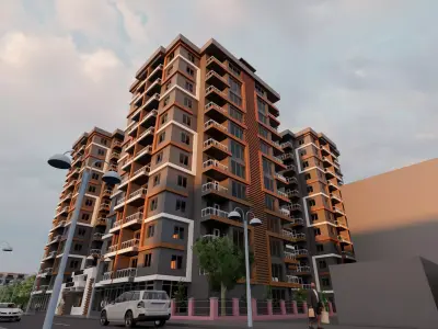  housing project 3D 3D model