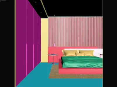 Luxury Master Bedroom 3D model 3D model purchase