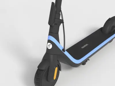 SEGWAY ELECTRIC SCOOTER Low-poly 3D model