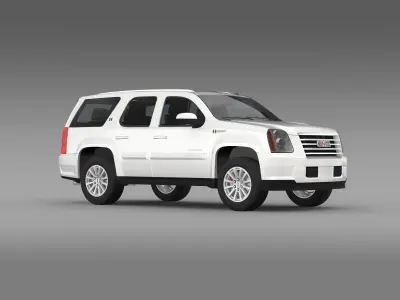 GMC Yukon Hybrid 2013 3D model