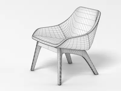 Zeitraum Morph Lounge Chair 3D model