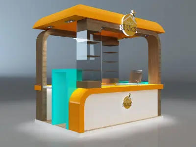 Booth Exhibition Stand a331b  3D model