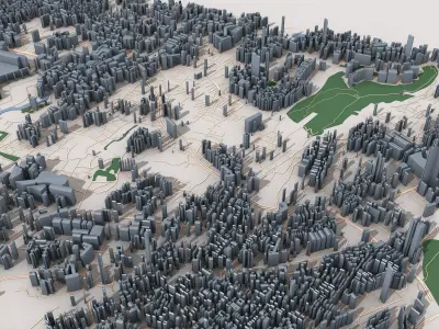 Mumbai City India  3D model