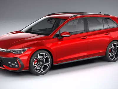 Volkswagen Golf GTI Variant 2024 3D model