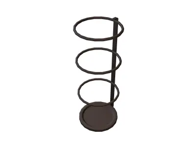 Modern Design Umbrella Stand v1 002 Low-poly 3D model