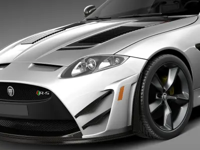 Jaguar XKR-S GT 2014 3D model