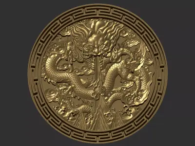 dragon 3 3D print model