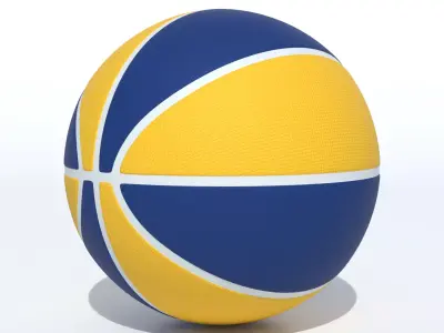 Wilson Golden State Warriors Basketball 3D model