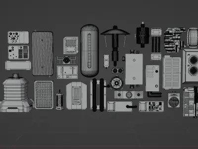 Star Wars Panels Pack 07 3D model