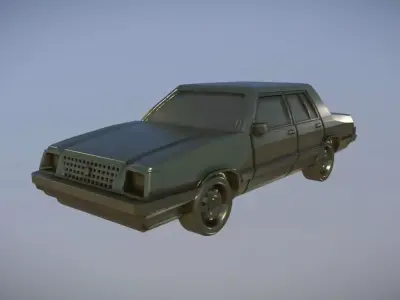 3D Printable Plymouth Reliant K Car Miniature 3D print model