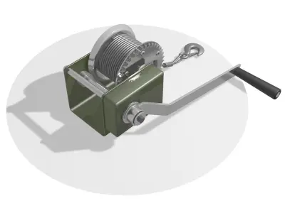 WINCH CAR 3D model
