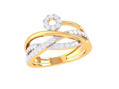 Diamond Ring 3D print model 8