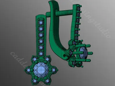 Earrings od108 3D print model