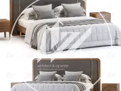 Porada Killian Bed 3D model