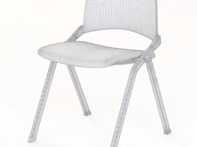 LAKENDO SOFT Stackable folding chair by Diemmebi 3D model