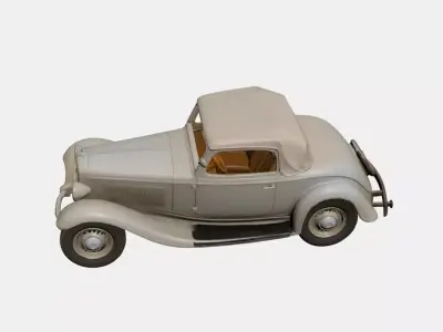 1930s Early Vintage Roadster 3D model 3D model