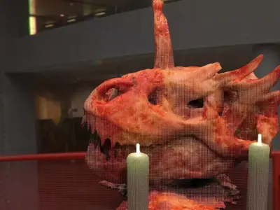 T Rex Pumkin head 3D model