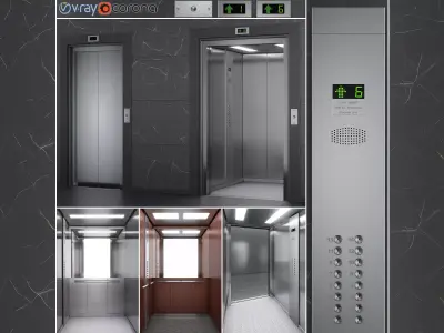 OTIS 2000 R Elevator 3D model