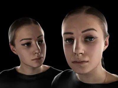 Woman Casual Style 67 Low-poly 3D model