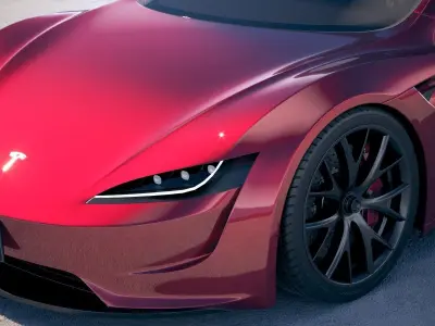 Tesla Roadster 2020 3D model