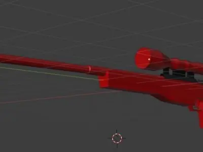 Awp228 rifle 3D model