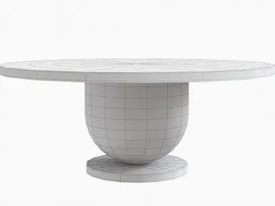 TARVOS DINING TABLE the Sofa Chair 3D model