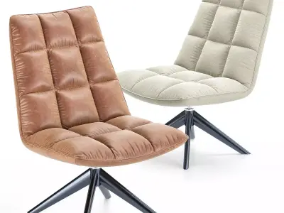 Armchair Jouke Low-poly 3D model