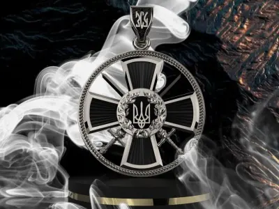 Ukranian Army Emblems 3D print model