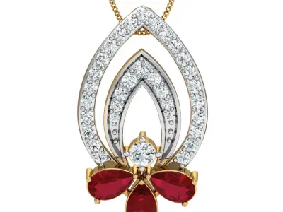 Diamond Locket Set 3D print model