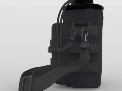 3D Water Bottle Carrier Low-poly 3D model
