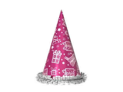 Party Hats Low-poly 3D model