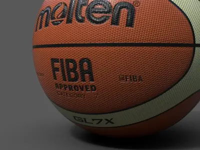 Molten Official Basketball World Cup Ball  3D model