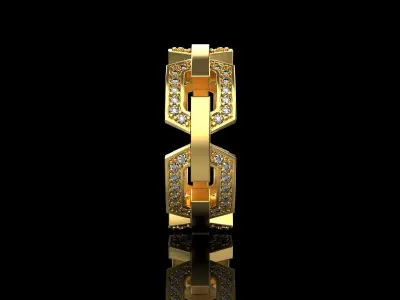 wedding ring model 647 3D print model
