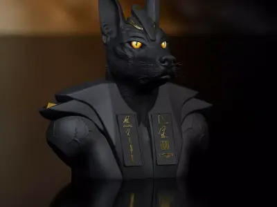  Anubis Bust  Variants 3D print model