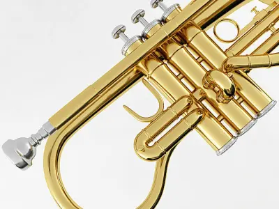 Soprano Cornet 3D model