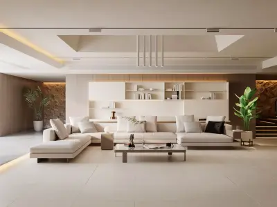 Living room  design 3D print model