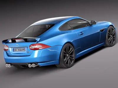 Jaguar XKR-S 2012 3D model