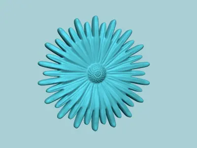 Aster Flower - Molding Artificial EVA Craft 3D print model