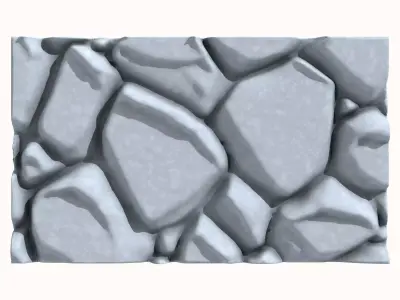 Schist Rock Environment Model 3D model