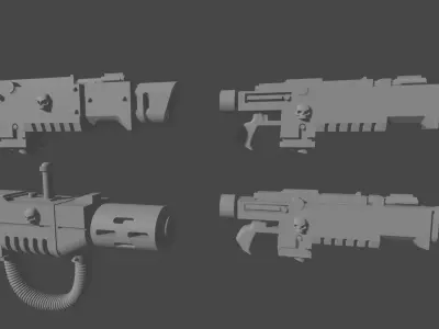 Eos-Pattern Stormtrooper Weapons Free 3D print model