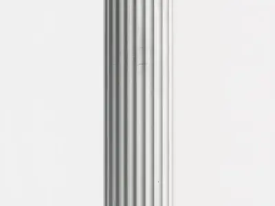 Classical Corinthian Column Ancient Greek Architectural Pillar Low-poly 3D model