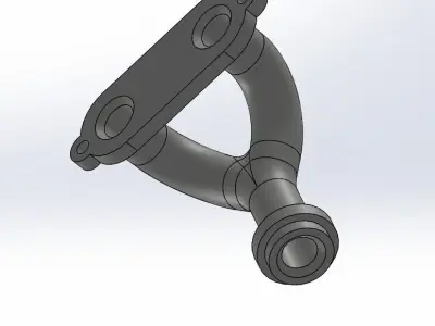 Exhaust Manifold 3D model 3D model purchase